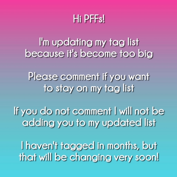 💖 NEW 2020 TAG LIST 💖 SIGN UP! 💖 - Picture 2 of 3
